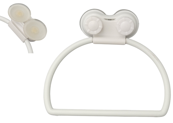 PORTA TOALHA COM 2 VENTOSA 17X10 CM 20850