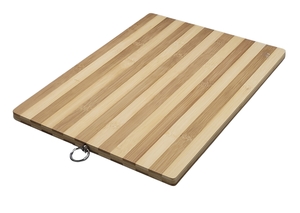 TÁBUA DE CORTE CHURRASCO BAMBU 28X27,6X1,3 CM 199