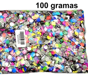 CONFETE CARNAVAL PACOTE COM 100 GRAMAS