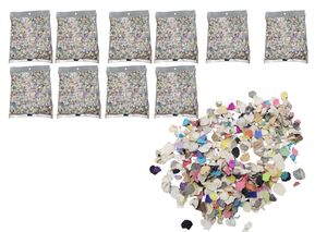 KIT 10 CONFETE CARNAVAL PACOTE COM 100 GRAMAS