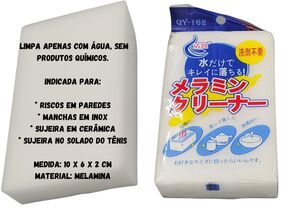 ESPONJA MAGICA 10X6X2  CM 19518