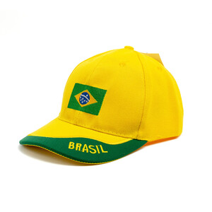 BONE BRASIL COPA AMARELO 24 CM X 24 CM 20894