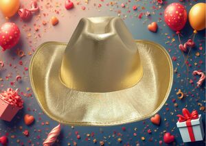 CHAPEU CARNAVAL DOURADO 20987