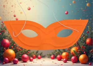 MASCARA PLASTICA PARA FESTA CARNAVAL 19624