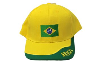 BONE BRASIL COPA AMARELO 24 CM X 24 CM 20894