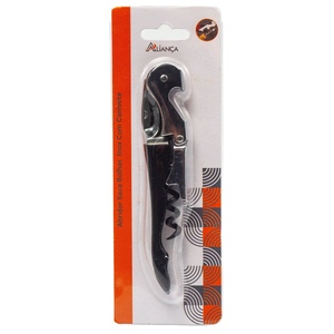 ABRIDOR DE GARRAFAS E SACA-ROLHAS DE DOIS ESTÁGIOS