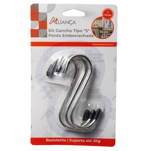 GANCHOS S 8 CM X 3,2 MM 3 PCS ATE 3 KG 13205
