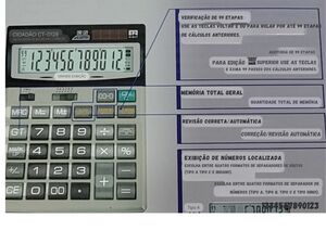 CALCULADORA CT 9128 18X13,5X3,5CM AX19135TTD