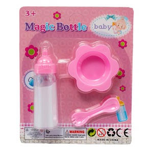 KIT DE MAMADEIRA PRATO COLHER BRINQUEDO 9 CM 21160