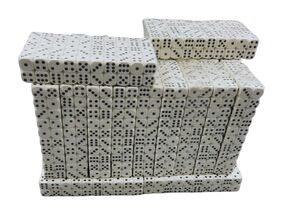DADOS BRANCO 16MM CAIXA 24 PACOTES COM 100 UNIDADES