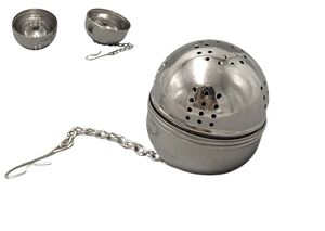 INFUSOR CHA DE ACO INOX 4 CM X 4 CM X 4,5 CM