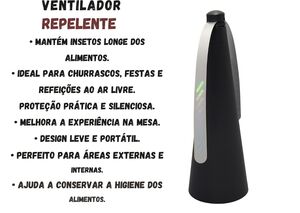 VENTILADOR REPELENTE PLASTICO PP 9 CM X 9 CM X 25 CM