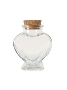 GARRAFINHA DE VIDRO CORA??O 50ML 7,4 X 6,4CM