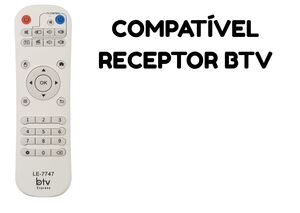 CONTROLE LE-7747/MAX-9035 COMPATÍVEL RECEPTOR BTV