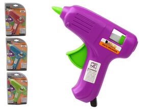 PISTOLA DE COLA BIVOLT 12W SUPORTE DE METAL CORES SORTIDA