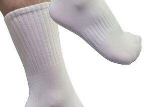 KIT 6 PARES DE MEIAS SOQUETE CANO ALTO SPORT 39-44