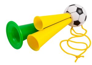 VUVUZELA DE PLASTICO COPA 22 CM X 8 CM 20913