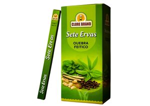 INCENSO CLOVE SETE ERVAS CX 25 PCT 7 VAR. P/ PCT LOTE BRZ100
