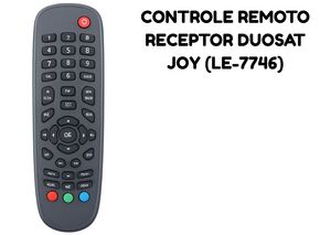 CONTROLE REMOTO LE-7746 COMPATIVEL RECEPTOR DUOSAT JOY