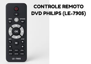CONTROLE REMOTO LE-7905 COMPTAVEL DVD PHILIPS