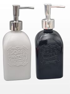 SABONETEIRA  PARA SABONETE LIQUIDO DE VIDRO 450 ML 1UN