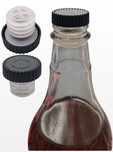 TAMPA DE GARRAFA TIPO ROLHA PARA VINHO CACHA?A COM 2 UN