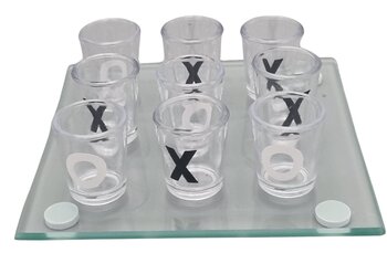 JOGO DA VELHA DRINK ACRILICO 13X13X4CM