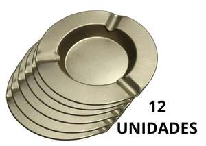 CINZEIRO DE METAL COM 12 UNIDADES