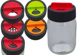 POTE TEMP. VIDRO E PLAST. PP 190ML 5,5 X 5,5 X 10,5CM 6864
