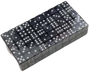 DADOS 16MM 100 PCS PRETO 19699