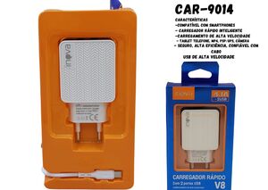 CARREGADOR V8 4.1 INOVA CAR-9014