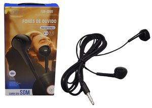 FONE DE OUVIDO COM FIO P2 FON-9899