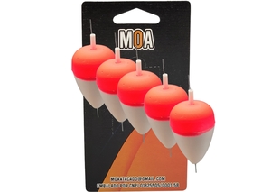 BOIA DE PESCA Nº 06 26 X 40 MM C/ 05 UN