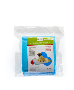 TAPETE HIGIENICO PARA PET 60 X 45 CM COM 6 UNIDADES AX16151