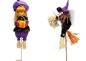 BRUXINHA DECORACAO DE HALLOWEEN 33CM 15301