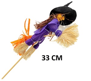 BRUXINHA DECORACAO DE HALLOWEEN 33CM 15301