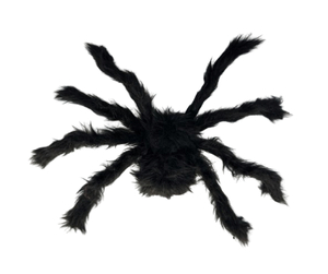 ARANHA 50CM C/ ARM. DE FERRO E ISOPOR REVEST. DE PELOS 19925