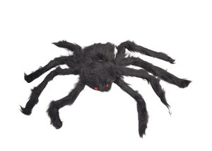 ARANHA 50CM C/ ARM. DE FERRO E ISOPOR REVEST. DE PELOS 19925