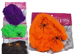 TEIA DE ARANHA HALLOWEEN COLOR 19028