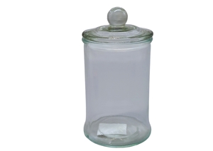 POTE DE VIDRO COM TAMPA HERMETICO 750ML 19982 18X10 CM