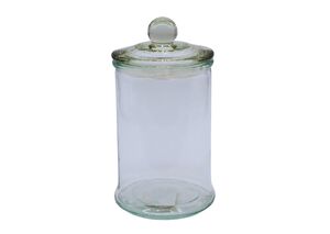 POTE DE VIDRO COM TAMPA HERMETICO 350ML 19983 14X8 CM