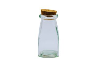 POTE DE VIDRO COM ROLHA 120ML 19989