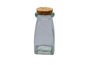 POTE DE VIDRO COM ROLHA 120ML 19989
