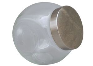 POTE DE VIDRO 2000 ML  C/ TAMPA DE ROSCA  20137