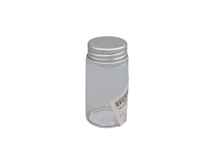 POTE DE VIDRO COM TAMPA DE ROSCA  50ML 3,7CMX7CM 20126