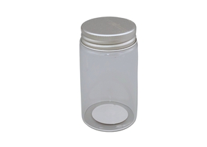 POTE DE VIDRO COM TAMPA DE ROSCA 100ML  4,7CMX8CM 20127