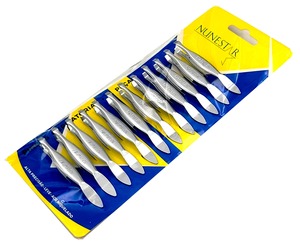 KIT 12 PINCAS SOBRANCELHA 9 CM 20829