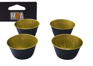 FORMA CUPCAKE ENVERNIZADO C/4