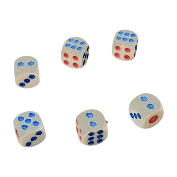 DADOS 13 MM BRANCO 06 UN