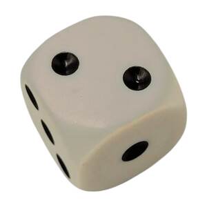 KIT 500 DADOS 16MM BRANCO AX13720
